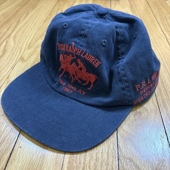 Polo Ralph Lauren Other - NWT Polo Ralph Lauren Navy Blue #3 Double Pony Hat Mercer Classic New York